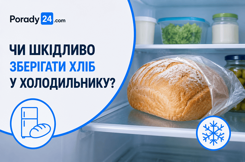 Чи шкідливо зберігати хліб у холодильнику