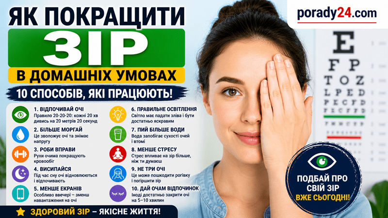 як покращити зір